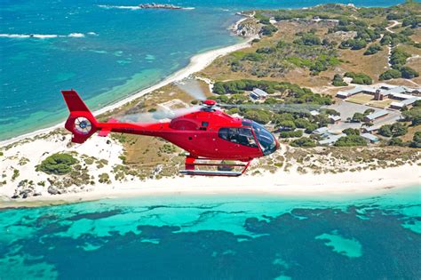 Helicopter Sightseeing Flight Rottnest Island . Helicopter Ride .